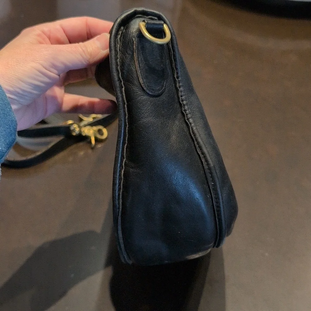 Vintage Coach Swinger 4040 Black Project Bag - Picture 4 of 14